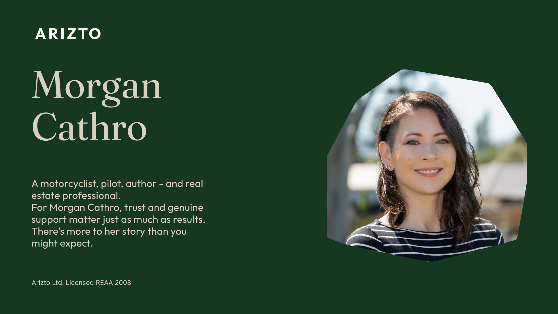 Morgan Cathro - A Motorcycle, a Pen Name, and a Different Approach to Real Estate